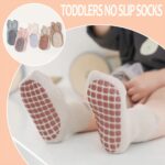 TRUEHAN 5 Pairs Toddler Non Slip Socks with Grips Child Socks for Children ... - Image 5