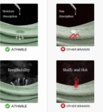 ATHMILE Womens T Shirt Summer season Tops Brief Sleeve Trend Primary Informal O... - Image 3