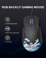 COSTOM Womier G705 USB Wired Gaming Mouse for PC Laptop Home windows Mac ... - Image 3