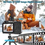 UHD 8K Underwater Digicam, 70MP 33FT WiFi Waterproof Digital Digicam wit... - Image 3