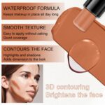 6 Colours Cream Contour Stick Make-up Equipment,Shades with Highlighter and Bl... - Image 6