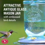 Perky-Pet 785-1SR Mason Jar Classic Glass Hummingbird Feeder - Out of doors... - Image 4