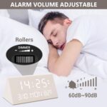 Kogonee Picket Digital Alarm Clock, 0-100% Dimmer, 2 Alarm Settings, W... - Image 6