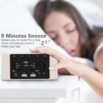 Kogonee Picket Digital Alarm Clock, 0-100% Dimmer, 2 Alarm Settings, W... - Image 10