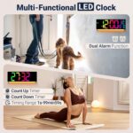 16.5" Giant Digital Wall Clock: Birthday Presents for Males Girls, Home Wa... - Image 5