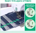 Stitching Machine for Freshmen with 12 Constructed-in Stitches, 6 Included Price... - Image 6