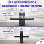 Ab Curler Wheel, Abs Exercise Machine, Good for Core & Stomach Str... - Image 3