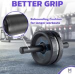 Ab Curler Wheel, Abs Exercise Machine, Good for Core & Stomach Str... - Image 5