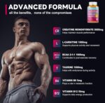 Creatine Monohydrate 8000mg Gummies with BCAA, L-Carnitine, Taurine & ... - Image 6