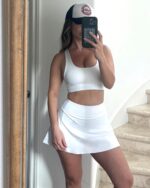 Stelle Ladies's Tennis Golf Skirts Excessive Waisted with Pockets Inside Shor... - Image 4