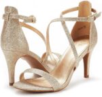 DREAM PAIRS Girls's Dolce Style Stilettos Open Toe Pump Heel Sandals - Image 3