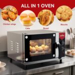 CROSSON 23L Quarter-Dimension Convection Oven,3-Tier Industrial Toaster ove... - Image 3