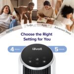 LEVOIT Tower Fan for Bed room, Standing Fan with 28dB Quiet for Sleep, ... - Image 5