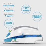 Steamfast SF-710 Mini Steam Iron, Non-Stick Sole Plate, Foldable Handl... - Image 5
