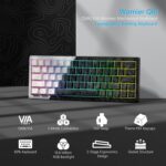 Womier 60% P.c Keyboard Wi-fi with QMK/VIA, Gaming Keyboard High... - Image 3