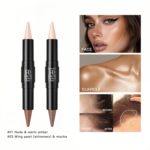 MAEPEOR 2-in-1 Contour Highlighter Stick Non-greasy and Non-drying Con... - Image 8