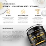 Males's Face Cream Moisturizer - Anti-Growing older Cream For Males, Collagen, Ret... - Image 3