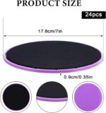 24 Pcs Core Sliders for Working Out Belly Train Gliding Discs D... - Image 3