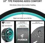 Yoga Wheel Set of three+1, Upgraded 10MM Thick Again Wheels for Ache Reduction... - Image 3