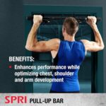 SPRI Pull Up Bar - 8-Grip and 12-Grip Door Body Mounting Pull-Up Bar ... - Image 3