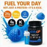 Clear Whey Isolate - 24g Protein + 150mg Caffeine - Blue Raspberry - C... - Image 3