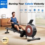 MERACH Rowing Machines for Dwelling, Magnetic Rowing Machine with 16 Degree... - Image 3