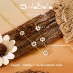 SmileBelle Pearl Necklaces for Ladies, Daisy Pearl Choker as Y Formed P... - Image 4
