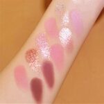 Go Ho 10 Colours Eyeshadow Palette,Matte&Glitter&Shimmer Eyeshadow Make... - Image 4
