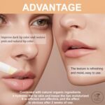 Turmeric Lip Balm for People who smoke With Root Oil - Brightening for Darkish Lip... - Image 4