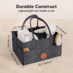 KeaBabies Child Diaper Caddy Organizer with Deal with - Moveable Child Orga... - Image 4