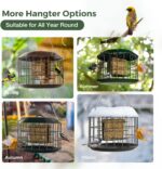Kingsyard Squirrel Proof Suet Feeder, Cage Fowl Feeders for Outdoor H... - Image 7