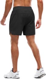 Aolesy Males's 2 in 1 Operating Shorts 5" Exercise Health club Athletic Shorts for ... - Image 3
