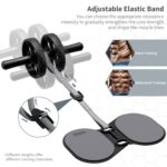 Ally Peaks Ab Curler Wheel with Adjustable Resistance，Automated Reboun... - Image 5