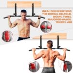 ATENTO Pull Up Bar, Chin Up Bars Ceiling Mount, Exercise for House Fitness center, ... - Image 5