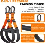 Dwelling Resistance Coaching Equipment, Suspension Coach Straps with Adjustabl... - Image 6