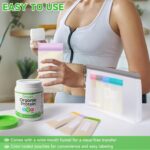 Lerine Protein Powder Journey Container Set, Reusable Protein Powder Co... - Image 3