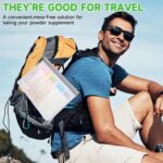 Lerine Protein Powder Journey Container Set, Reusable Protein Powder Co... - Image 4