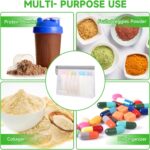 Lerine Protein Powder Journey Container Set, Reusable Protein Powder Co... - Image 7
