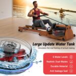 Water Rowing Machine for Dwelling Use, WENOKER Picket Foldable Rower Machi... - Image 6