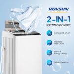 ROVSUN 30LBS Washing Machine, Full-Automated Transportable Washer with Stai... - Image 4