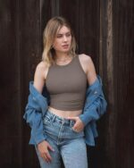 OQQ Girls's 2 Piece Tank Tops Crew Neck Sleeveless Primary Stretch Casus... - Image 3