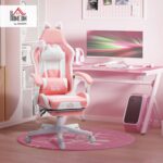 HOMCOM Racing Gaming Chair with Cat Ears, Reclining Fake Leather-based Compu... - Image 3
