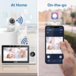 VTech Upgraded Sensible WiFi Child Monitor, 1080p FHD Digicam and 5" HD IPS... - Image 5