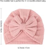 DRESHOW BQUBO 5 Items New child Child Turban Hats Bow Child Toddler Beanie... - Image 8