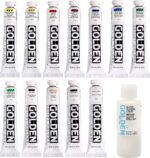 Heavy Physique Acrylics by GOLDEN, Mixing Set, 12 Coloration, Skilled Acry... - Image 3