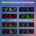 Soobest 14.2" Giant Show Digital Wall Clock with Date Day of Week T... - Image 4