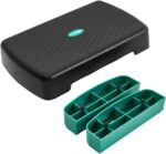 Yes4All 18.1" Cardio Train Step Platform with 2 Risers, Adjustable... - Image 3