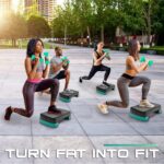 Yes4All 18.1" Cardio Train Step Platform with 2 Risers, Adjustable... - Image 7
