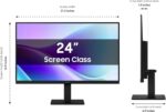 Samsung 24" S3 (S32GF) FHD Excessive Decision 120Hz Monitor with IPS Pane... - Image 5