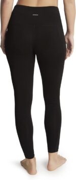 Jockey Girls's Cotton Stretch Primary Ankle Legging with Facet Pocket - Image 3